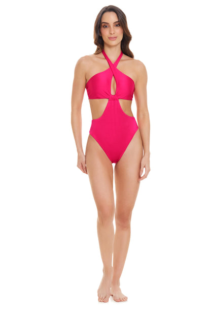 Pink Crossbody Trikini