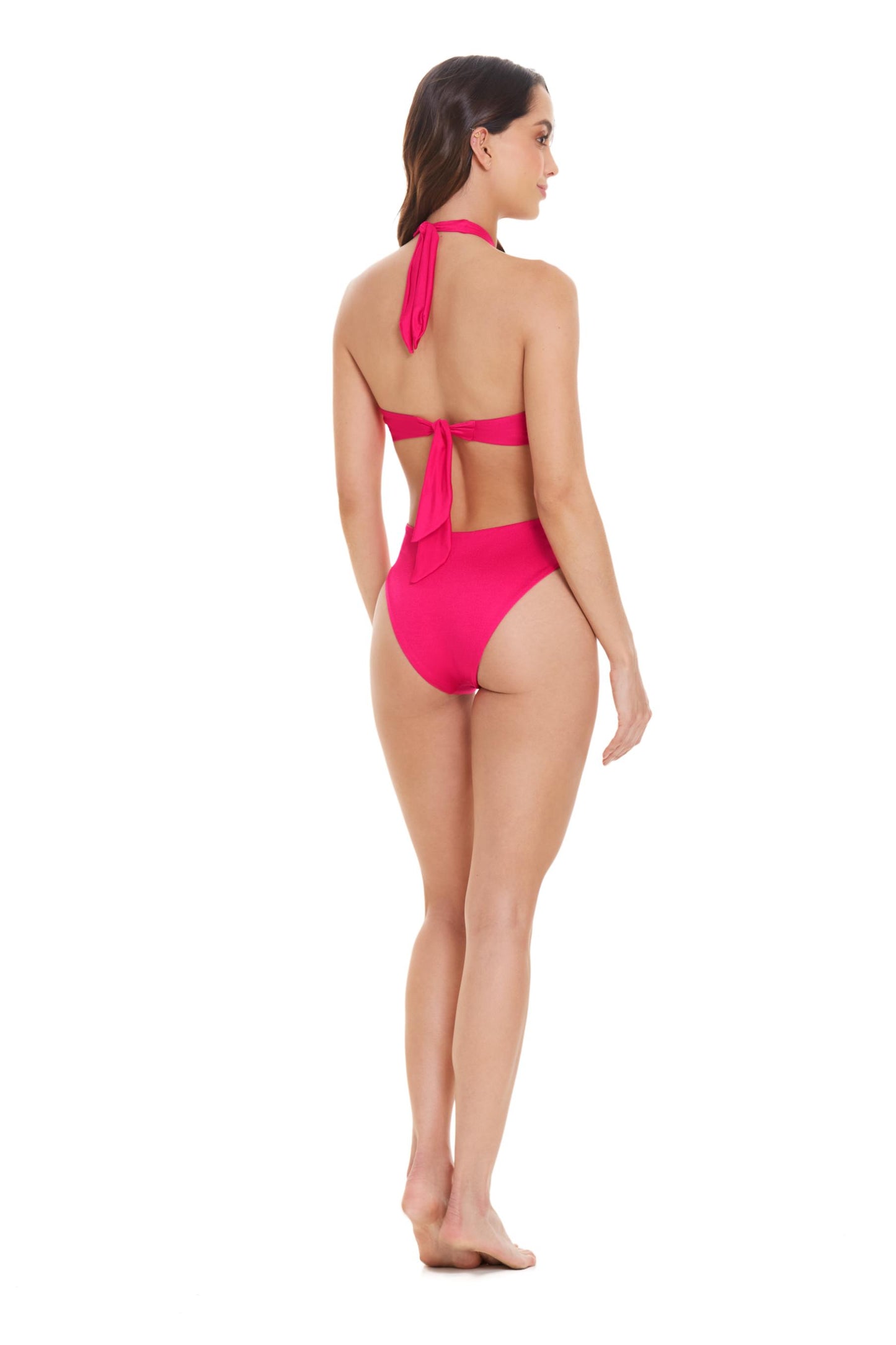 Pink Crossbody Trikini